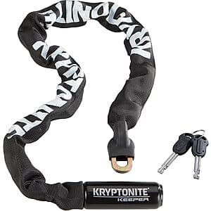 Kryptonite Keeper 785 2.8' 7mm Heavy-Duty Integrated Keyed Chain Bike Lock $38.90 + Free S&H