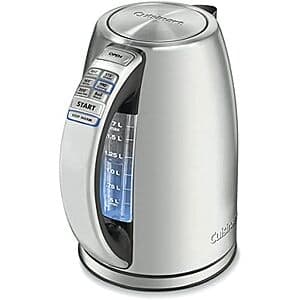 1.7-L Cuisinart Stainless Steel Cordless Electric Kettle w/ 6 Preset Temps $59 + Free S&H