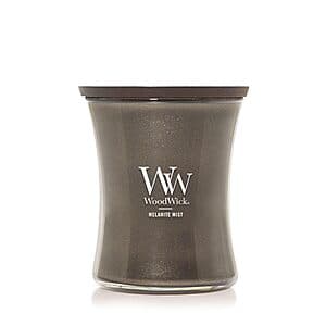 9.7-Oz WoodWick Precious Metals Collection Candle w/ Crackling Wick (Melanite Mist) $12.10 w/ Subscribe & Save