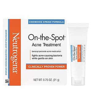 0.75-Oz Neutrogena On-The-Spot Acne Treatment w/ 2.5% Benzoyl Peroxide $2.90 w/ Subscribe & Save