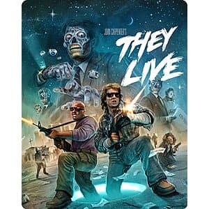 They Live: Limited Edition Steelbook (4K Ultra HD + Blu-ray) $20