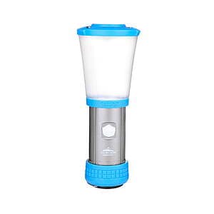 Cascade Mountain Tech Convertible Lantern & Flashlight w/ Batteries (Light Blue) $4.75