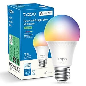 Tapo TP-Link 1100 Lumen Smart Light Bulb $7.99 w/ Prime shipping