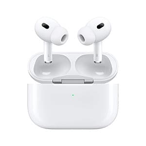 Open Box: Apple AirPods Pro 2 In-Ear Headphones w/ USB-C Charging Case (White) $95.05 + Free Shipping