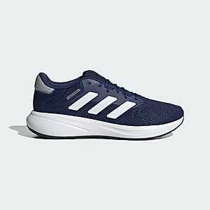 Pair of adidas Response Runner running shoes for men in neutral colorway, shown from a side angle.