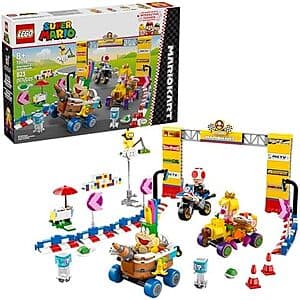 823-Pc LEGO Super Mario Kart Baby Peach & Grand Prix Set $57 + Free S&H