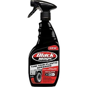 16oz. Black Magic Tire Trim Medium Shine Spray Bottle 2 for $9