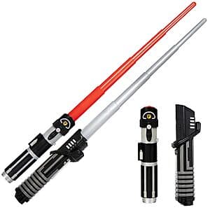 Star Wars Non-Electronic Darth Vader Lightsaber & The Mandalorian Darksaber $10.65