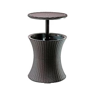 Keter Pacific Cool Bar Outdoor Patio Side Table w/ Hidden 7-5-Gal Cooler $58.25 + Free S&H