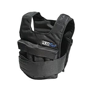 RUNmax Runfast Pro 20 Lbs. Weighted Vest w/ Shoulder Pads (Black) $20 + Free S&H w/ Amazon Prime
