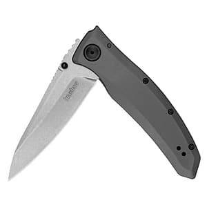 3.7" Kershaw Grid Folding Pocket Knife w/ Stainless Steel 8Cr13MoV Blade $25.60