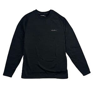 Eddie Bauer Men's Heavyweight Mini Grid Fleece Crew Top (3 Colors) $10 + Free S/H on $50+