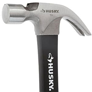 16oz. Husky Fiberglass Claw Hammer w/ Ergonomic Grip $10 + Free S&H