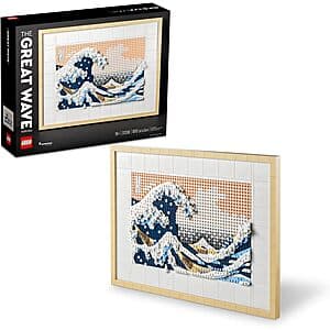 1810-Piece LEGO Art Hokusai – The Great Wave $85 + Free Shipping