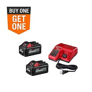 2-Count Milwaukee M18 6Ah High Output Battery Kit w/ Charger + Bonus Tool $299 + Free Shipping