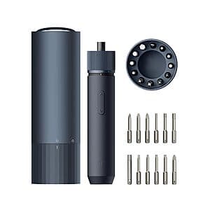 HOTO USB-C Rechargeable Electric Screwdriver w/ 12 Magnetic Bits $30 + Free Shipping