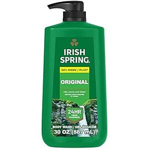 30-Oz Irish Spring Men's Body Wash (Original Clean) $4.65 w/ Subscribe & Save