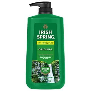 30-Ounce Irish Spring Men's Body Wash (Original Clean) $4.65 w/ Subscribe & Save