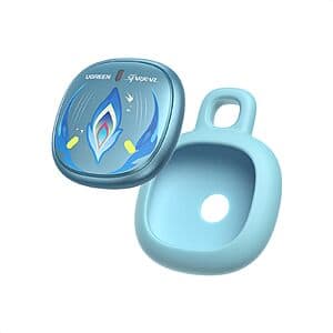 UGREEN FineTrack Mini2 compact tracker tags in white/light color, circular design with smooth finish, suitable for iOS devices.
