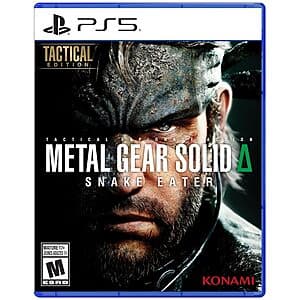 Metal Gear Solid Delta: Snake Eater Tactical Edition game case for PlayStation 5.
