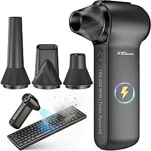 Prime Members: HTAIER 180,000RPM Cordless Electric Air Duster w/ 3-Speed Fan $17.60 + Free S/H