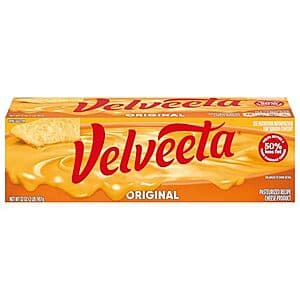 32-Oz Velveeta Original Pasteurized Recipe Cheese Product $5.50