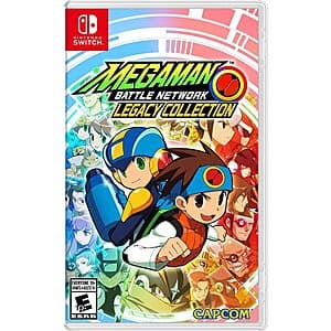 10-Game Mega Man Battle Network Legacy Collection (Nintendo Switch) $27.90