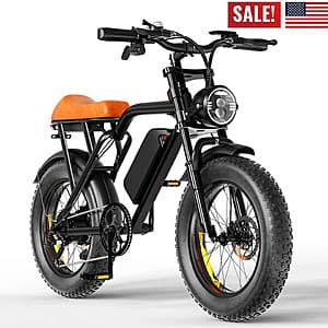 20" Megawheels Fat Tire Adults Electric Bike $524 + Free Shipping