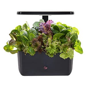 AeroGarden Harvest 2.0 Indoor Garden Hydroponic System w/ LED Light (Black) $30.25