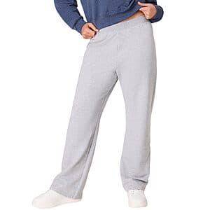 Hanes Women's EcoSmart Fleece Sweatpants (Light Steel) $7