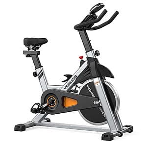 Yosuda Indoor Stationary Cycling Bike w/ LCD Monitor & Tablet Mount (Plus Model) $150 + Free Shipping w/ Prime
