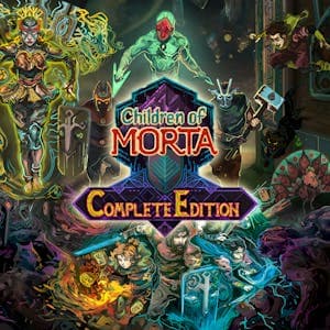 Collection of seven indie games including Children of Morta and Amid Evil, all Steam Deck verified for PC.