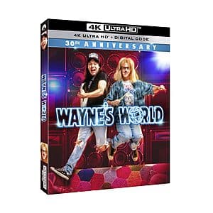 Wayne's World 30th Anniversary (4K UHD) $11