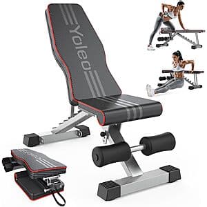 YOLEO Adjustable Weight Bench for Home Gym $54 + Free S&H