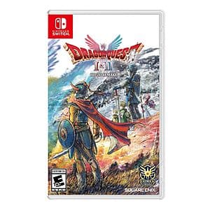 Dragon Quest I & II: HD-2D Remake Nintendo Switch game case featuring the HD-2D visual style of the classic RPG duo.