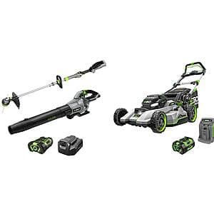 EGO POWER+ String Trimmer & Leaf Blower Combo + 21" Self Propelled Mower + Battery $749 + Free S&H