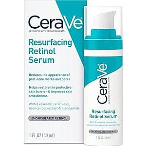 1-Oz CeraVe Resurfacing Retinol Serum $9.50 w/ S&S