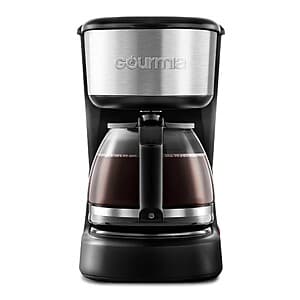 Gourmia 5-Cup One-Touch Switch Coffee Maker w/ Auto Keep Warm (Black) $10 + Free Store Pickup