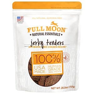 26-Oz Full Moon Chicken Jerky Tenders Dog Treats $9.70 w/ S&S