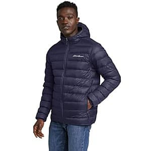 Eddie Bauer Men's Mr Cirruslite Down Hooded Jacket (Atlantic) from $32 + Free Shipping w/ Prime