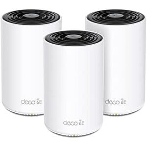 Prime: Used - Like New: 3-Pk TP-Link Deco AXE4900 Tri-Band WiFi 6E Mesh System $129.65 + Free Shipping