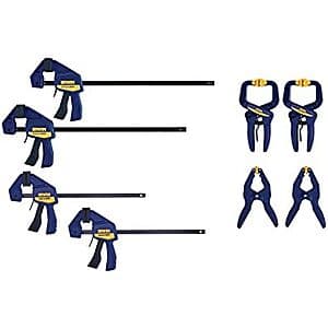 8-Piece IRWIN QUICK-GRIP Clamps Set $21.80