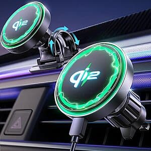 Lisen Magsafe Car Chargers: 15W Dash Mount $15, 15W Qi2 Dash/Vent Mount $11 & More