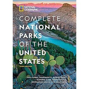 Prime Members: National Geographic: Complete National Parks (Hardcover Book) $14.25 + Free S&H