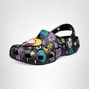 Crocs Unisex Jack Skellington Nightmare Before Christmas Classic Clogs $25