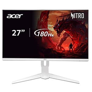 27" Acer Nitro XVM270 M3 1080p 180Hz 1ms AMD FreeSync Premium IPS Gaming Monitor $75 + Free Shipping
