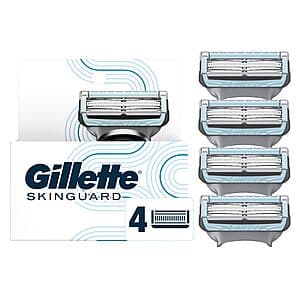 4-Count Gillette SkinGuard Men's Razor Blade Refills $7.50 w/ Subscribe & Save