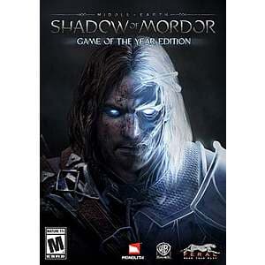 Middle-Earth: Shadow of Mordor Game of the Year Edition (PC Digital Download) $2.40