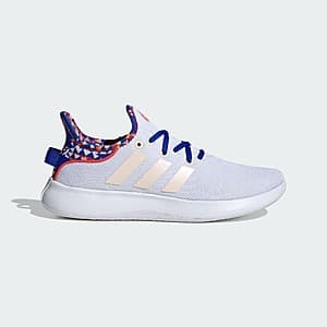 adidas Women's Cloudfoam Pure SPW Shoes (Cloud White/Bliss Orange/Bright Red) $19.55 + Free Shipping