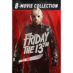 Friday the 13th: 8-Movie Collection (1980-1989) (Digital 4K/HD Films) $13